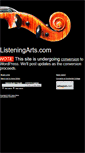 Mobile Screenshot of listeningarts.com